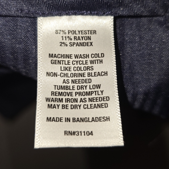 Dark Gray Saddlebred Dress Pants 42Wx29L - Picture 5 of 5